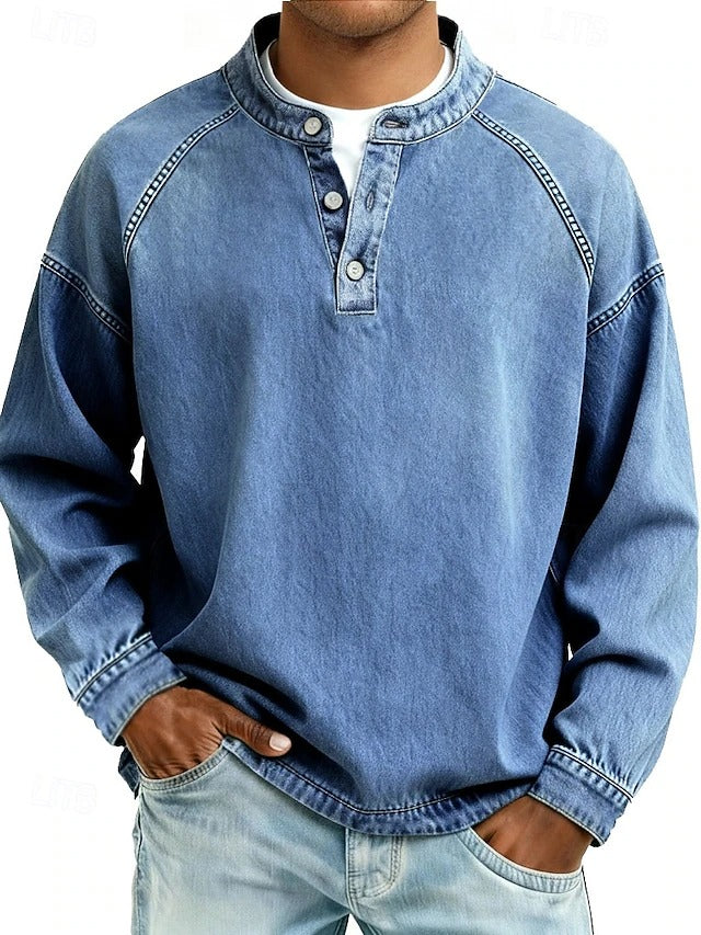 KEALEN | CLASSIC HENLEY SHIRT