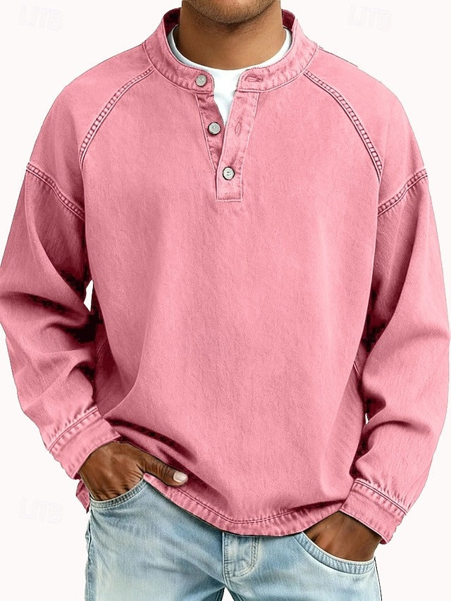 KEALEN | CLASSIC HENLEY SHIRT