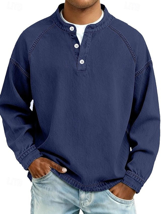 KEALEN | CLASSIC HENLEY SHIRT