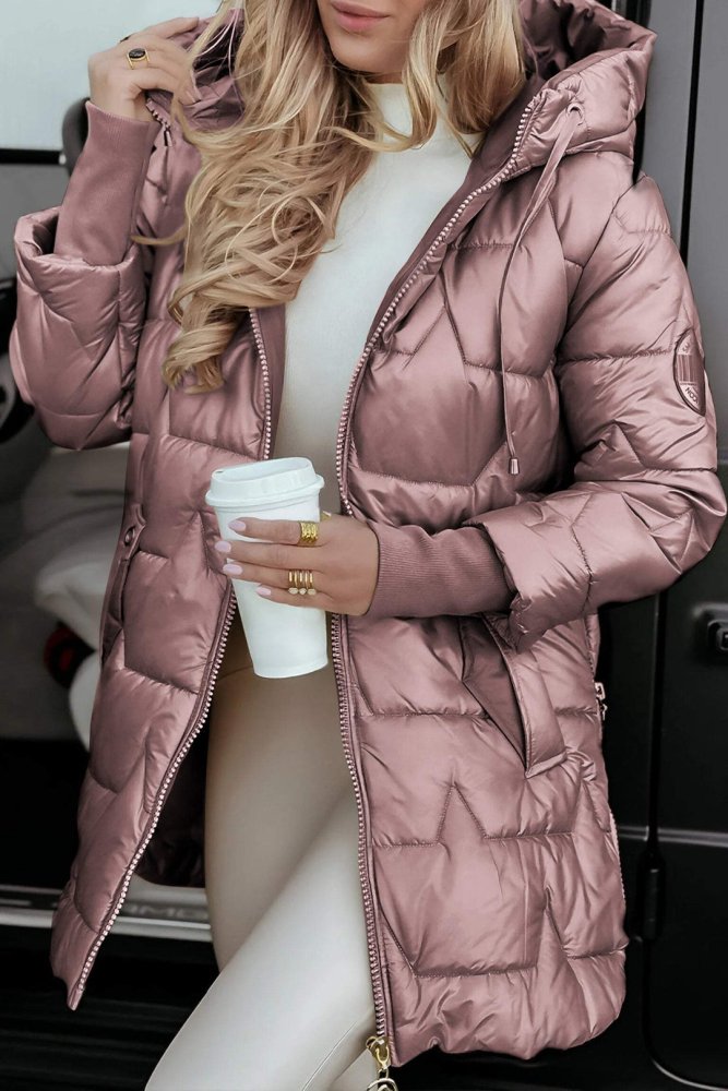 KHLOE | LONG PUFFER COAT WITH COZY OVERSIZED HOOD