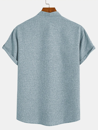 CALEB | STYLISH SHIRT WITH A STAND-UP COLLAR