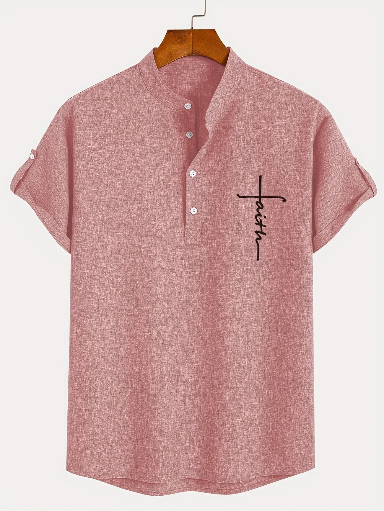 CALEB | STYLISH SHIRT WITH A STAND-UP COLLAR