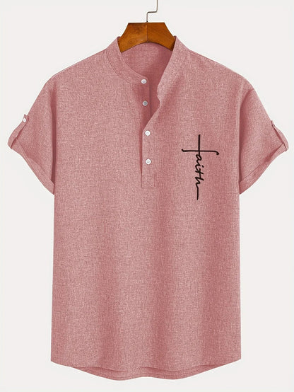 CALEB | STYLISH SHIRT WITH A STAND-UP COLLAR