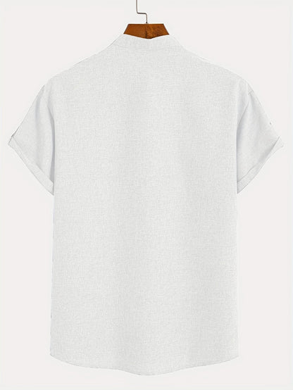 CALEB | STYLISH SHIRT WITH A STAND-UP COLLAR