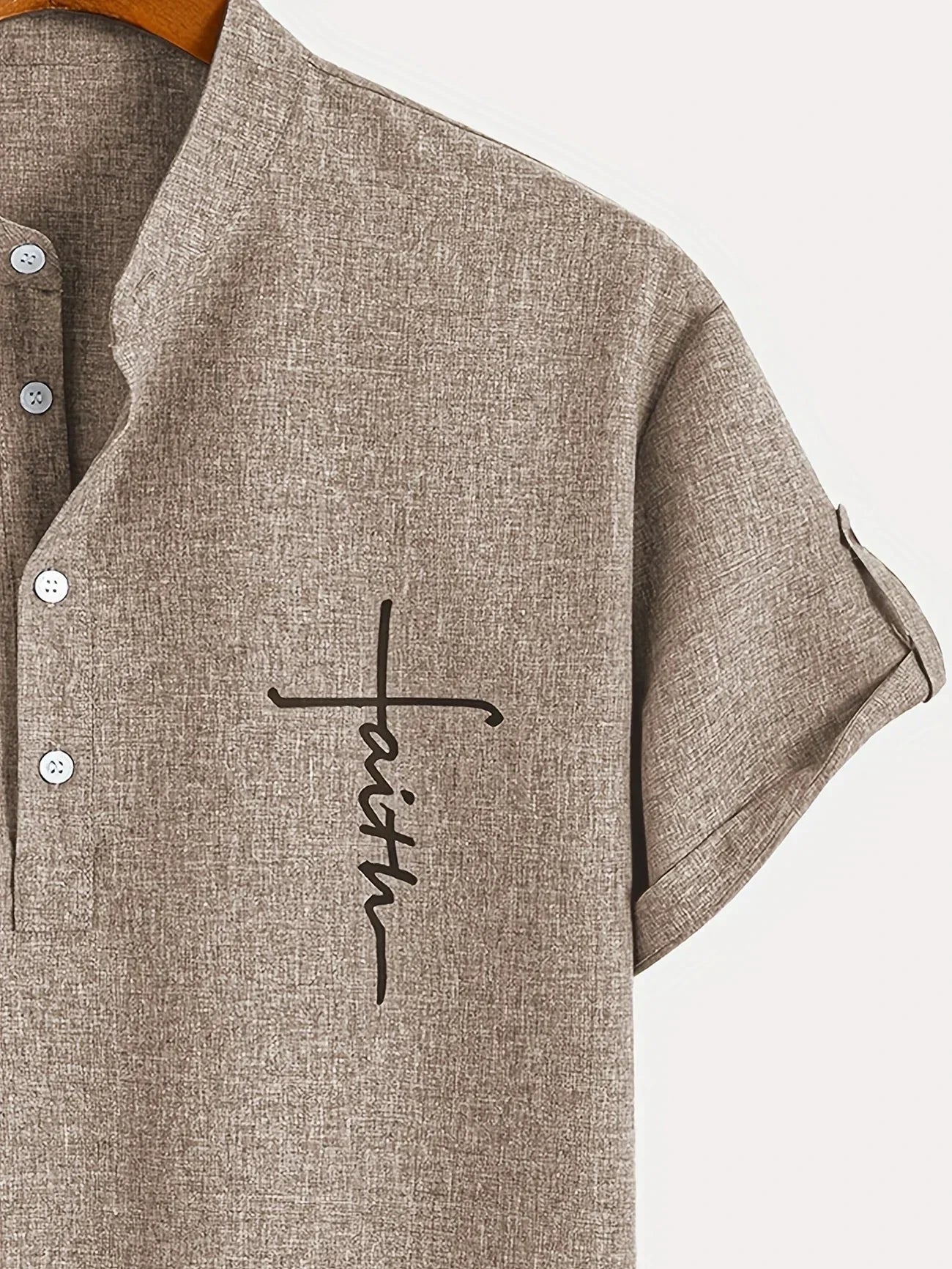 CALEB | STYLISH SHIRT WITH A STAND-UP COLLAR