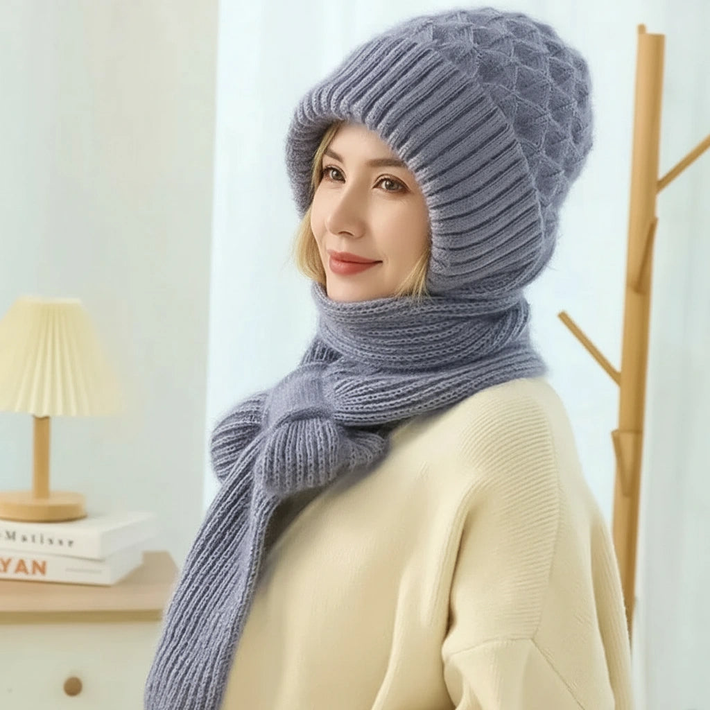 EMILY | FLEECE-LINED WINDPROOF HAT & SCARF