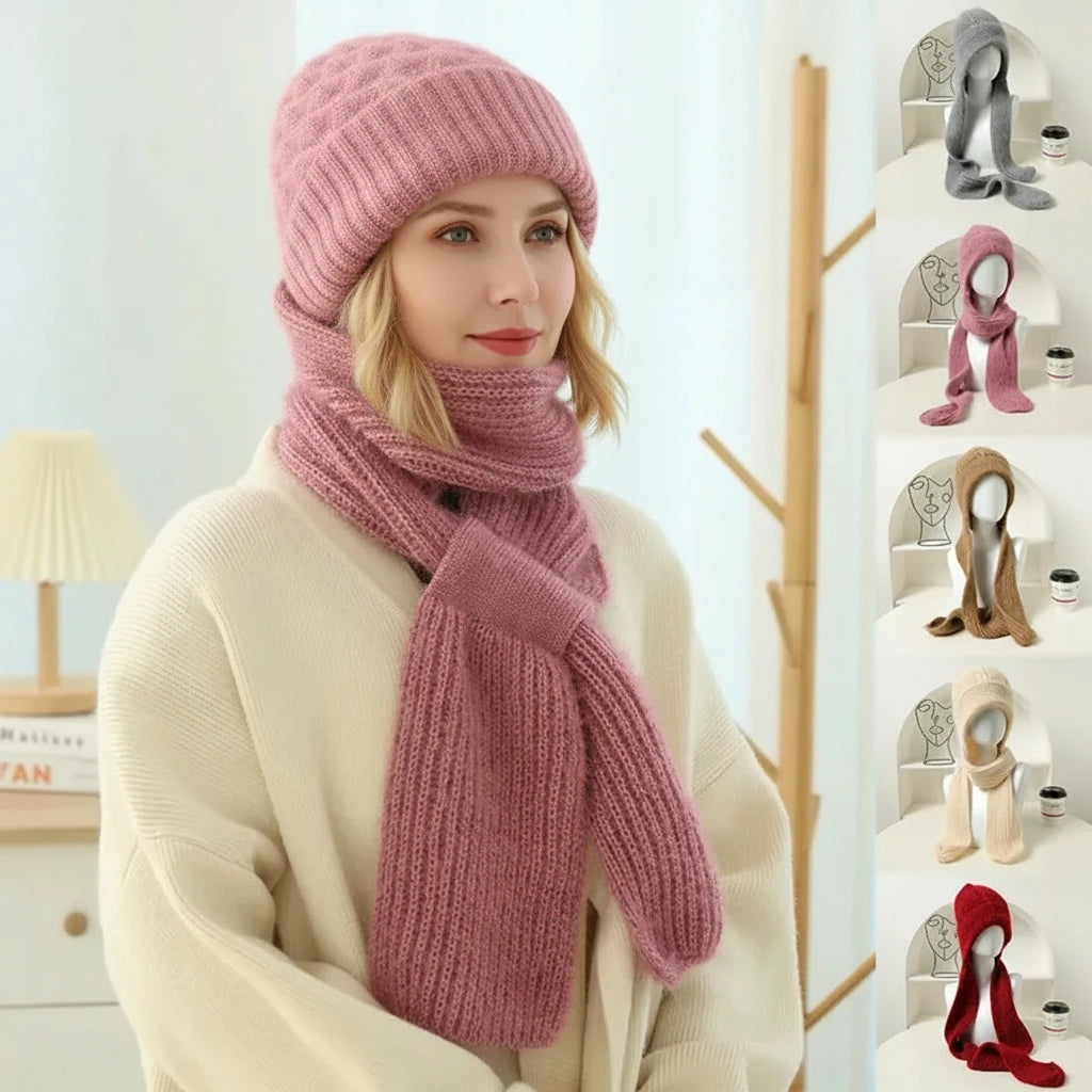 EMILY | FLEECE-LINED WINDPROOF HAT & SCARF