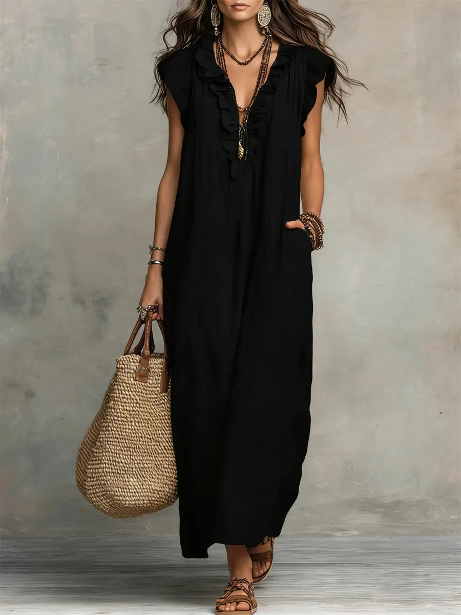 CAMELIA | LONG BOHEMIAN DRESS