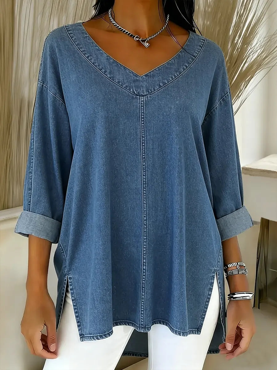 DARCY | RELAXED V-NECK TOP