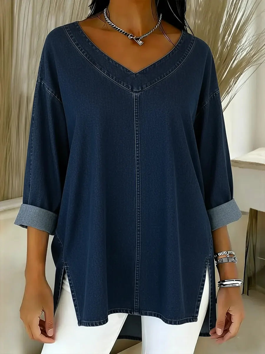 DARCY | RELAXED V-NECK TOP