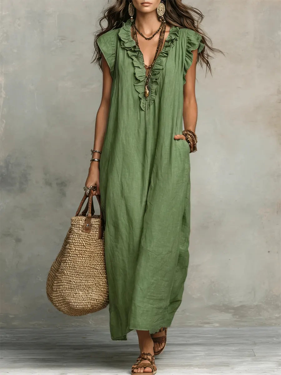 CAMELIA | LONG BOHEMIAN DRESS