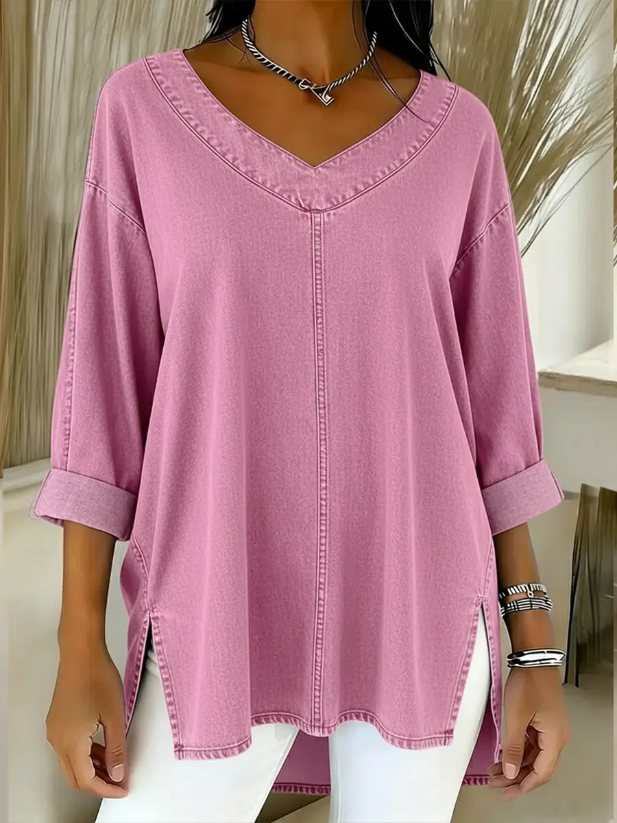 DARCY | RELAXED V-NECK TOP