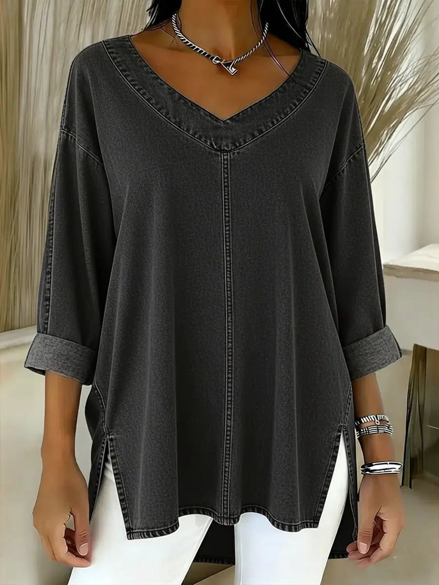 DARCY | RELAXED V-NECK TOP