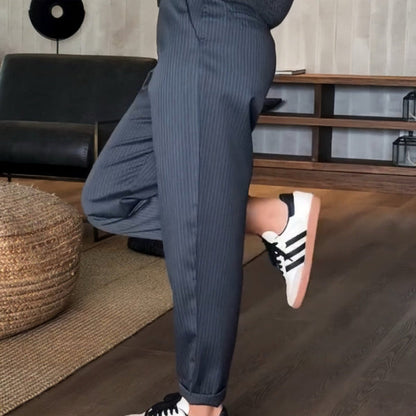 MAYA | ELEGANT, FIGURE-FLATTERING TROUSERS WITH STRIPES