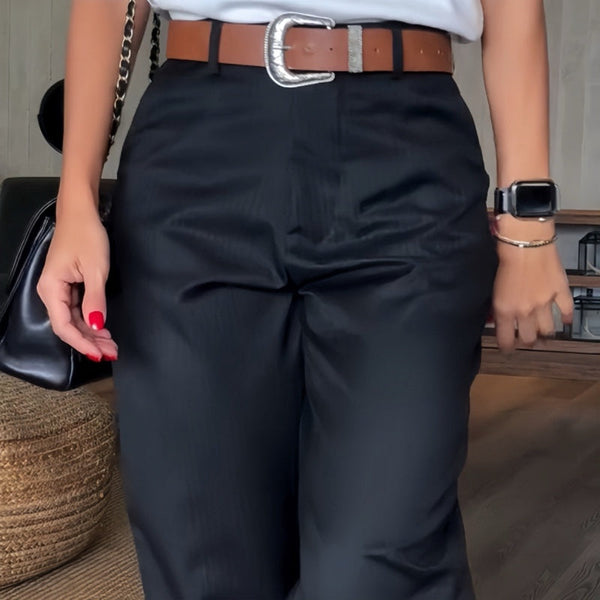 MAYA | ELEGANT, FIGURE-FLATTERING TROUSERS WITH STRIPES