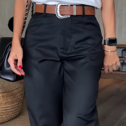 MAYA | ELEGANT, FIGURE-FLATTERING TROUSERS WITH STRIPES