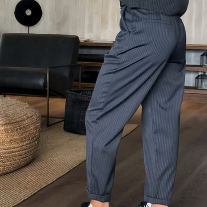 MAYA | ELEGANT, FIGURE-FLATTERING TROUSERS WITH STRIPES