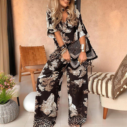 CASSIDY | V-NECK TWO-PIECE SET